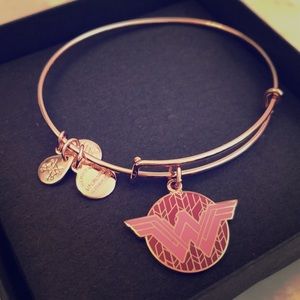 Alex and Ani Wonder Woman bracelet rose gold